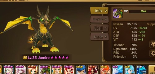 Compte summoner war - lvl50, avec