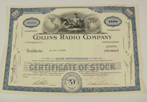 Vintage common stock