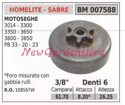 Pignon homelite moteur - pignon,