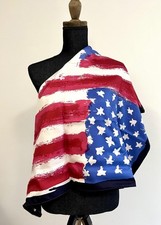 CHRISTIAN DIOR foulard /carré 90 Drapeau américain et français