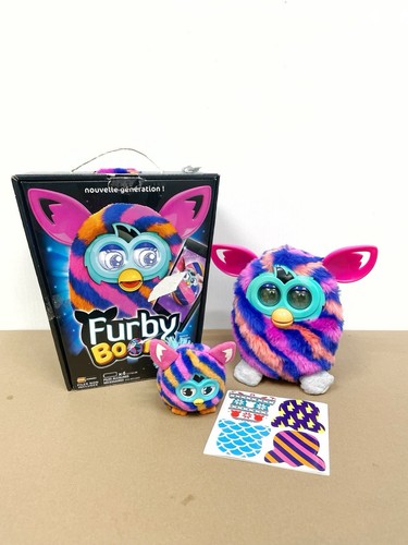 Furby boom rayé orange - boom, rose