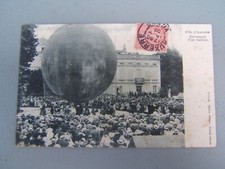 carte postale féte d'auxerre d'un ballon Erreur de nom d' impression ballone