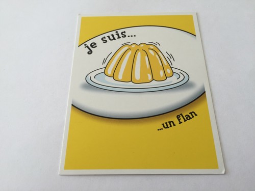 Carte suis flan pièce - carte, un