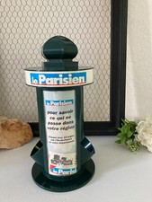824⚜️ Distributeur Sucrier Publicitaire Bistros Le Parisiens Colonne kiosque