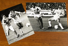 2 photoS )) BOUAFIA...DERBY ASSE ST ETIENNE V LYON OL début 90s