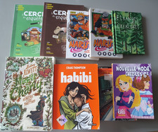 LOT DE 9 MANGAS LIVRES JEUNESSE - NARUTO HABIBI CERCLE ENQUETEURS MAGIC CHARLY