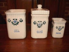 Série de 3 pots ST uze sel