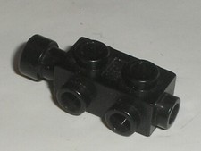 Lego black brick modified - black,