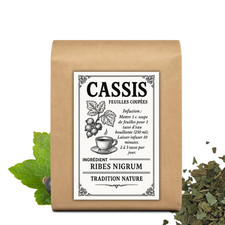 Cassis feuilles coupées | Tisane Ribes Nigrum