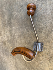 Porte manteau mural en bois et