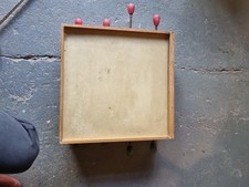 Ancien Jeu Baby Foot de Table Pliable Joueur en Bois Vintage Années 50