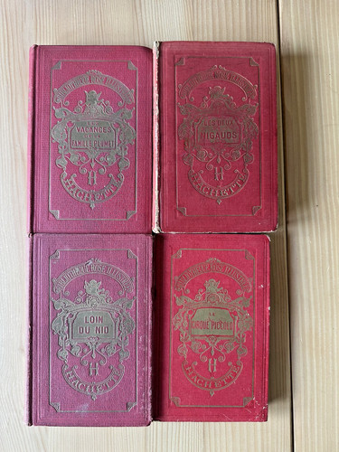 Bibliothèque rose illustré - rose, *