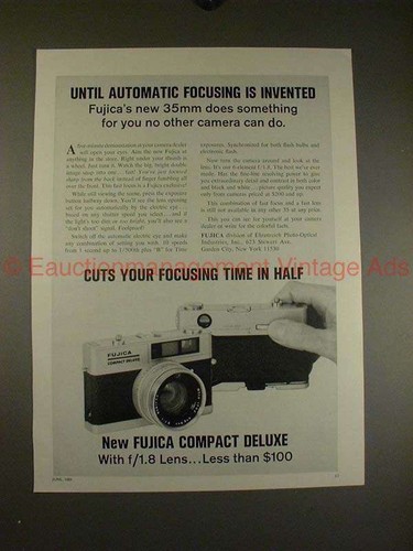 1969 fujica compact - compact, deluxe