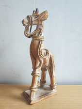 Rare Girafe Stylisée Bois