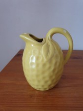 Pichet bistrot vintage forme de citron numéroté 973 comme un Bigallet 14x18 cm