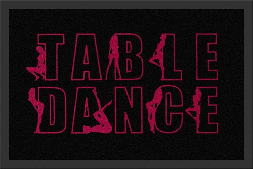 Paillasson table danse - paillasson,