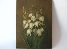 Muguet, peinture naïve, huile
