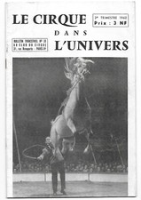 CIRQUE dans l'UNIVERS 38 Contorsionnisme Clown Adrian Japon Gruss Circus 1960