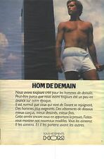 PUBLICITE ADVERTISING 1982 HOM  slip caleçons
