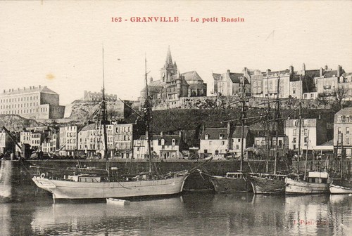 Cpa granville petit - petit, bassin