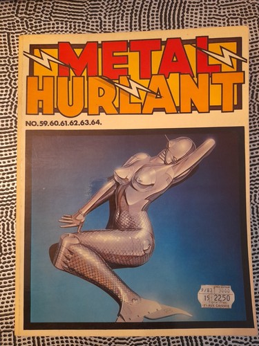 Rare reliure metal hurlant - reliure,