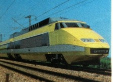 LE TGV POSTAL LYON    POSTCARD FRANCE CPA Carte Postale Maximum H528