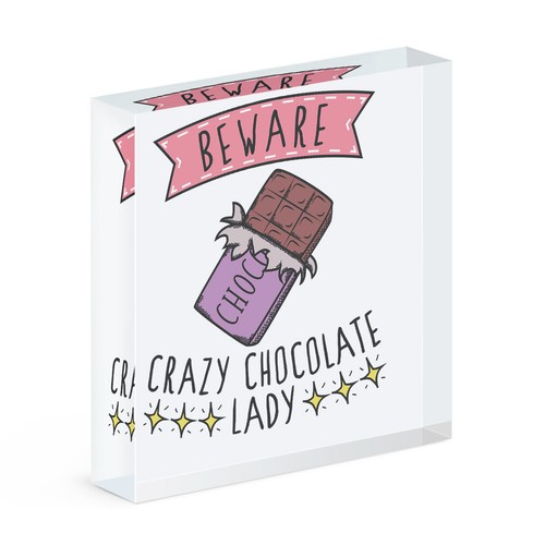 Attention fou chocolat femme - attention,
