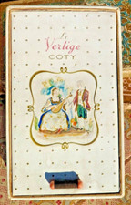 ANCIENNE BOITE COFFRET COTY "Le Vertige" POUR PARFUM vers 1920
