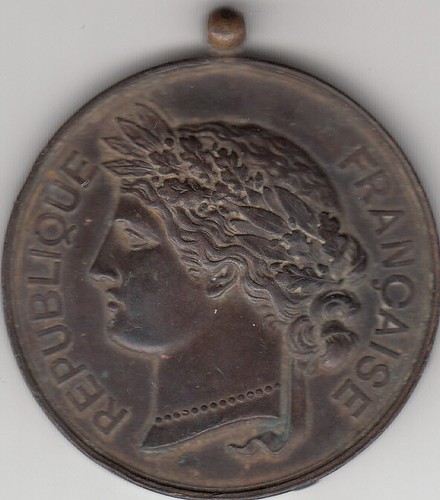 France medaille bronze - medaille, en