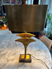 MAISON CHARLES LAMPE EN BRONZE MODÈLE BYBLOS ÉPOQUE 1960-70 SIGNÉE