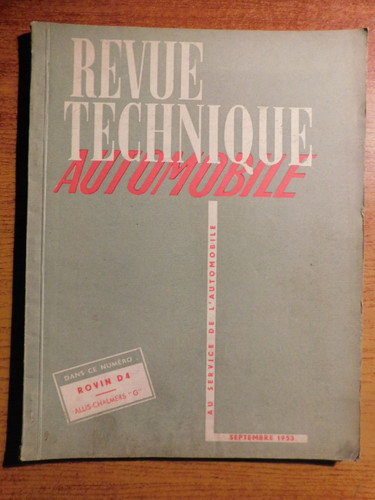 Revue technique rta rovin d4 - ,