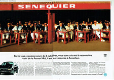 Publicité Advertising 0624  1991  Volkswagen vw   Passat  VR6  2 Pages