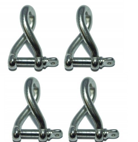 Manille torse axe libre ø4mm - manille,