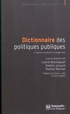 Dictionnaire des politiques publiques, Laurie Boussaguet,  Sophie Jacquot,  Paul