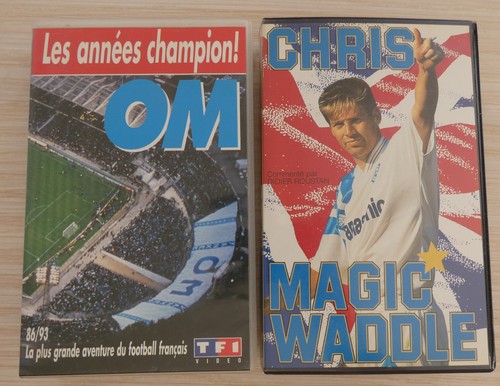 Lot vhs football - 2, l'om
