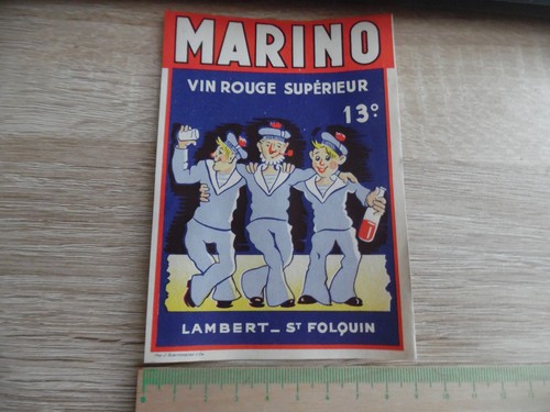 étiquette vin marino - de,