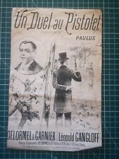 ancienne partition - Un duel