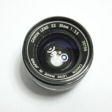 HS POUR PIECES / OBJECTIF CANON EX 35MM 1: 3.5 APPAREIL PHOTOS VINTAGE 35788