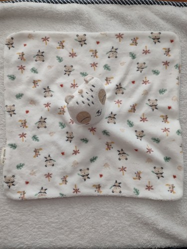 Doudou plat petit - plat, ours
