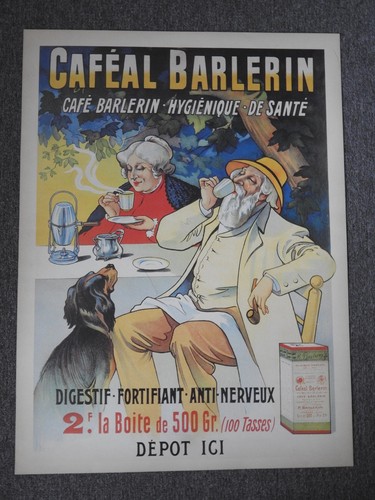 Ancienne affiche cafeal - ancienne,