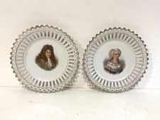 2 Assiettes en Porcelaine de Saxe
