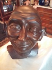 GRAND BUSTE EN PLÂTRE DE GOLLUM DU SEIGNEUR DES ANNEAUX