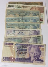 LOT 8 BILLETS TURQUIE