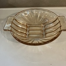 vintage 1 plat rond en verre