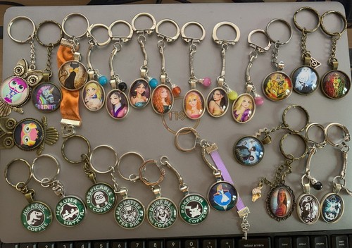 Portes clefs cabochons - portes-clefs,