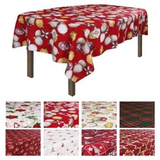Chiffon De Table Noël Tableau Couvrant Sur Taille A Fantaisie Noël Rouge Beige