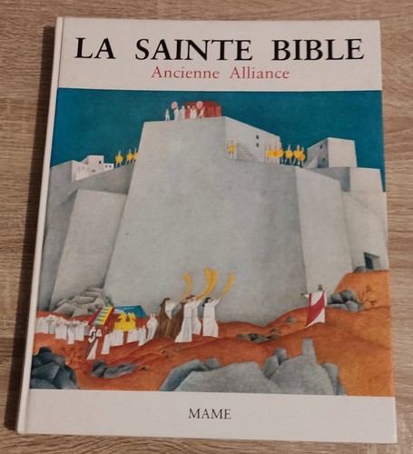 Ancienne bible illustrée - ancienne,