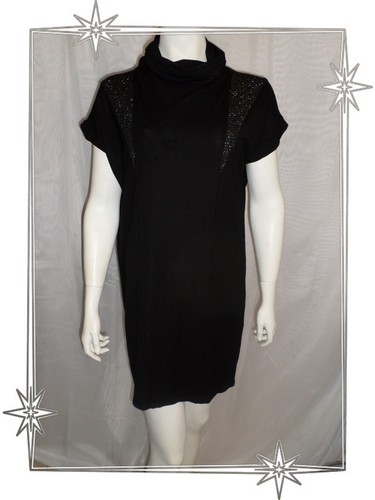 Robe droite noire bi - noire,