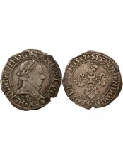 France Henri III - 1/2 Franc