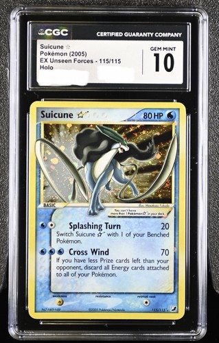 Pokemon suicune gold star 115 - pokemon,